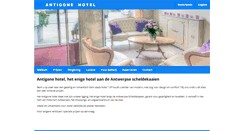 Desktop Screenshot of antigonehotel.be