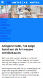 Mobile Screenshot of antigonehotel.be