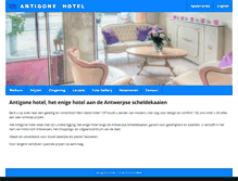 Tablet Screenshot of antigonehotel.be